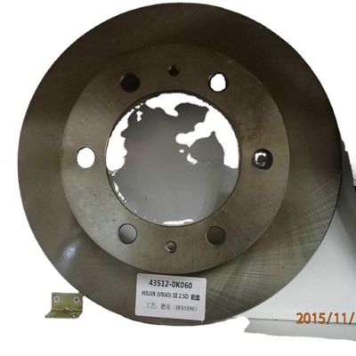 เครื่องหมุนแผ่นเบรคหน้าสําหรับ Toyota Hilux Vigo Pick Up 43512-0k060 OE NO. 43512-0k060